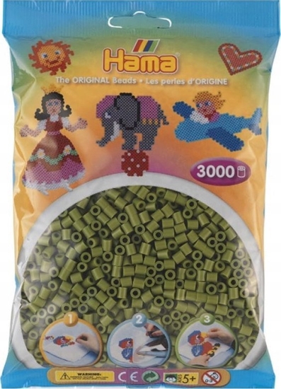 Picture of Revell Hama midi perler 3000stk oliven