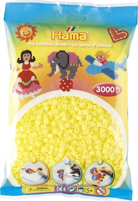 Attēls no Revell Hama midi perler 3000stk pastel gul