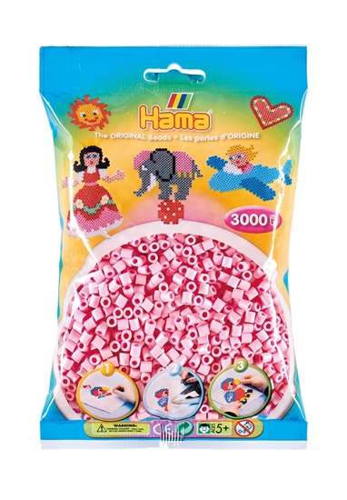 Picture of Revell Hama midi perler 3000stk pastel rosa