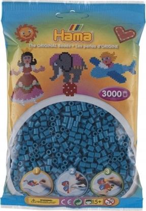 Attēls no Revell Hama midi perler 3000stk petrol