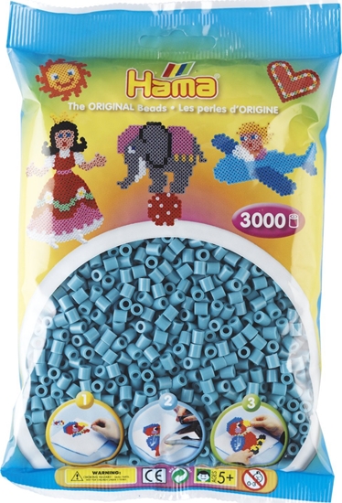 Изображение Revell Hama midi perler 3000stk turkis
