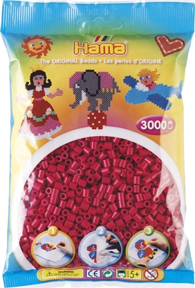 Attēls no Revell Hama midi perler 3000stk vinrød