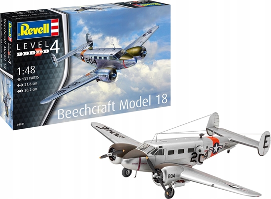Picture of Revell Model plastikowy Samolot Beechcraft model 18 1/48