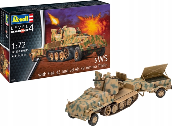 Picture of Revell Model plastikowy SWS W/Flak43 & SD AH58 Ammo Trailer