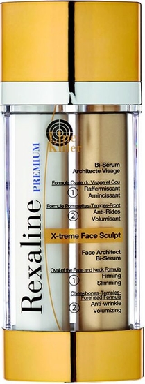 Изображение Rexaline Rexaline Premium Line Killer X-treme Face Sculpt Bi-Serum Serum do twarzy 2x15ml