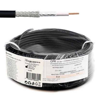 Изображение RG58U 30m (98ft) Low Loss RF Coaxial Cable 50 Ohm