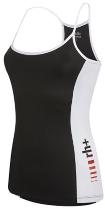 Picture of RH+ Koszulka damska Spirit Spaghetto Top czarno biaa r. L (ECD0259)