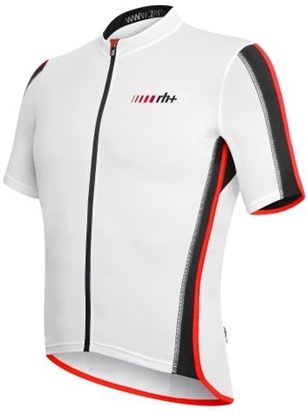 Изображение RH+ Sprint Jersey FZ white-black-bright green - ECU0285