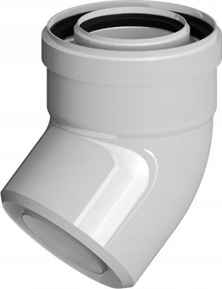 Изображение Ricom KOLANO KONC PP-AL 45ST DN80/125 USZCZ.