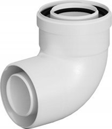 Изображение Ricom KOLANO KONC PP-AL 87ST DN60/100 USZCZ.