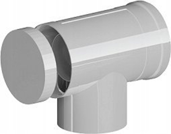 Picture of Ricom KOLANO KONC PP-AL 87ST DN80/125 Z REWIZJA Z USZCZ