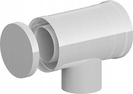 Picture of Ricom KOLANO PP-AL 87ST RED.DN60/100X80/125 Z REWIZJA