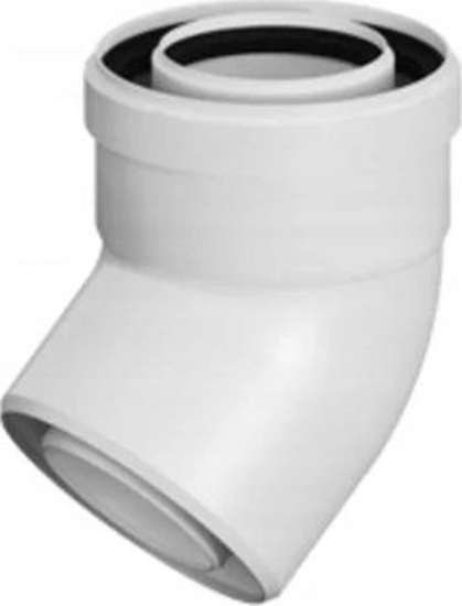 Picture of Ricom PP-PP KOLANO KONC 45ST DN80/125 USZCZ.