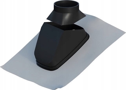 Attēls no Ricom PRZEJSCIE DACHOW SKOSNYCH 25-50ST DN100-125 CZARNE