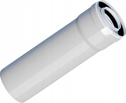 Picture of Ricom RURA PROSTA KONC PP-AL L500 DN60/100 USZCZ.