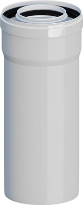 Picture of Ricom RURA PROSTA KONC PP-AL L500 DN80/125 USZCZ.