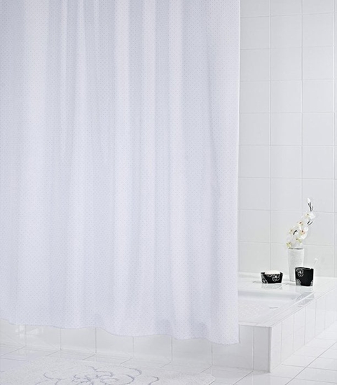 Picture of Ridder SHOWER CURTAINS DIAMOND WHITE 180 X 200