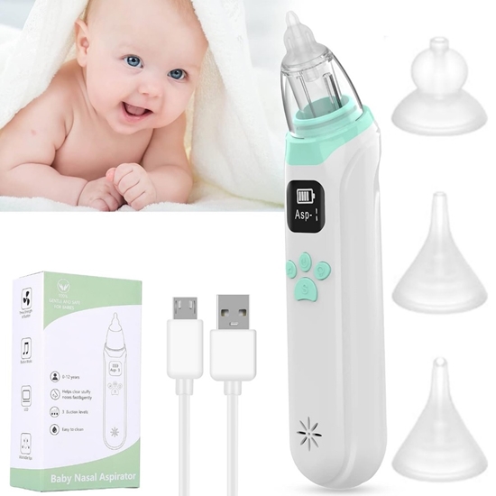 Picture of Riff ASP-1 Elektriskais deguna aspirators ar mūziku / LCD / 3 intensitātes līmeņiem