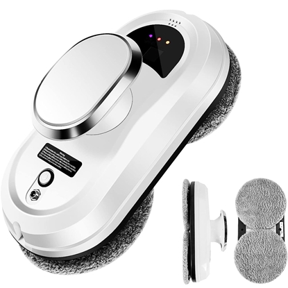 Attēls no Riff RF836 logu robots tīrītājs ar jaudīgu iesūkšanu / pretnokrišanas un izslēgšanas funkciju / ar tālvadības pulti