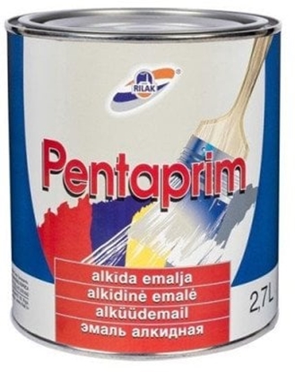Attēls no Rilak ALKYD ENAMEL PAINT PENTAPRIM 2,7L VALGE