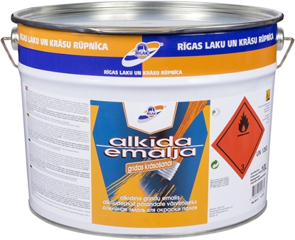 Attēls no Rilak ALKYDENAMELFORFLOORSYELLOW-BROWN 0.9L