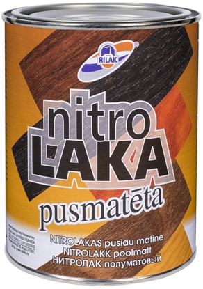 Attēls no Rilak NITROCELLUOZE VARNISH SEM.MATT(0.45L)