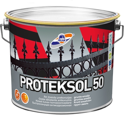 Attēls no Rilak PRIMER-ENAMEL PROTEKSOL-50 BLACK 2,7L