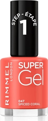 Изображение Rimmel  RIMMEL London Super Gel Step1 047 Spiced Coral 12ml
