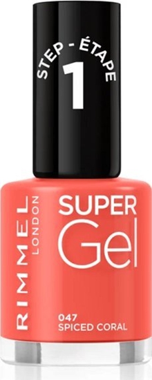 Изображение Rimmel  RIMMEL London Super Gel Step1 047 Spiced Coral 12ml