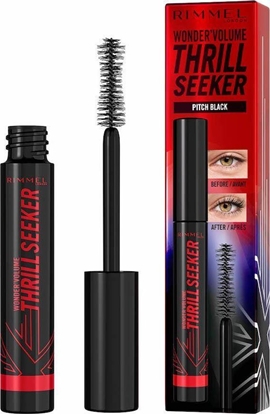 Изображение Rimmel  Rimmel Wonder'Volume Thrill Seeker 004 Pitch Black 8ml