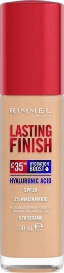Picture of Rimmel  Rimmer nawilajcy i dugotrwale kryjcy podkad do twarzy z filtrem SPF20 070 Sesame 30ml