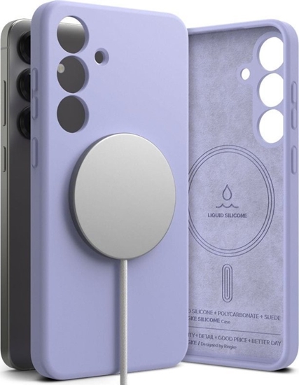 Picture of RINGKE SILICONE MAGNETIC MAGSAFE GALAXY S25+ PLUS LAVENDER