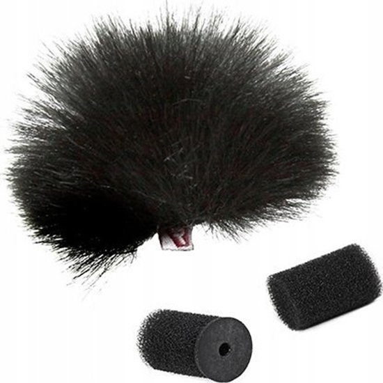 Picture of Rycote Black Lavalier Windjammer - single
