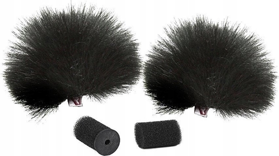 Picture of Rycote Rycote Black Lavalier Windjammer - pair