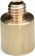 Picture of Rycote Rycote Brass 3/8" M to 5/8" F screw adaptor