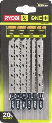 Изображение Ryobi Ryobi 6-Piece Saw Blade Set RAK6JSBW - 5132002810