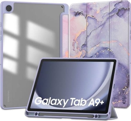 Изображение Rysik Tech-Protect TECH-PROTECT SC PEN HYBRID GALAXY TAB A9+ PLUS 11.0 X210 / X215 / X216 VIOLET MARBLE