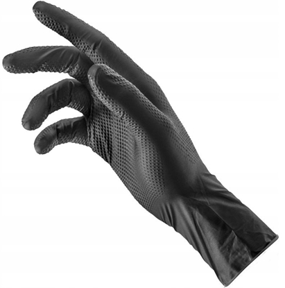 Изображение RKAWICE GARAGE MONKEY CZARNE roz. XL/10 10szt.