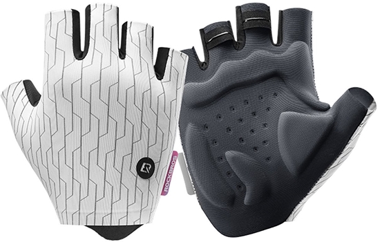 Picture of Rkawiczki kolarskie Rockbros MTB rozmiar: S - biao-czarne