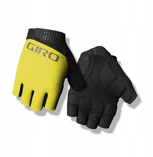 Picture of Rkawiczki mskie GIRO BRAVO II GEL krótki palec highlight yellow roz. S (obwód doni 178-203 mm / d. doni 175-180 mm) (NEW 2025)
