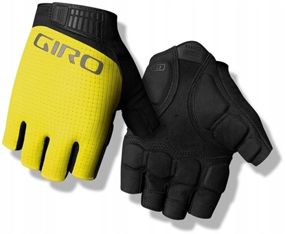Attēls no Rkawiczki mskie GIRO BRAVO II GEL krótki palec highlight yellow roz. XL (obwód doni 248-267 mm / d. doni 200-210 mm) (NEW 2025)