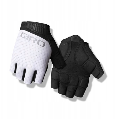 Attēls no Rkawiczki mskie GIRO BRAVO II GEL krótki palec white roz. S (obwód doni 178-203 mm / d. doni 175-180 mm) (NEW 2025)