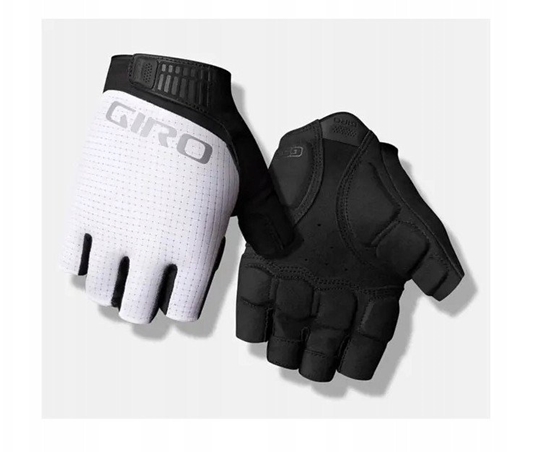 Picture of Rkawiczki mskie GIRO BRAVO II GEL krótki palec white roz. XL (obwód doni 248-267 mm / d. doni 200-210 mm) (NEW 2025)