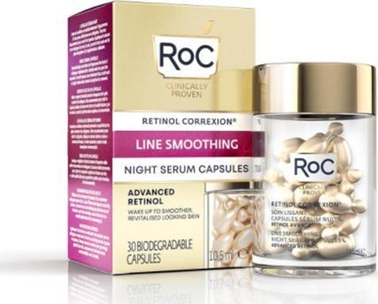Picture of RoC RoC Retinol Correxion Line Smoothing Advanced Retinol Night Serum Capsules Serum do twarzy 10,5ml