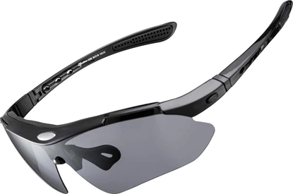 Picture of RockBros Okulary rowerowe Rockbros 10003 polaryzujce - czarne