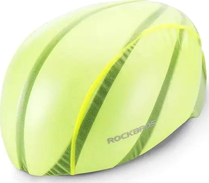 Picture of RockBros Pokrowiec przeciwdeszczowy na kask rowerowy zielony