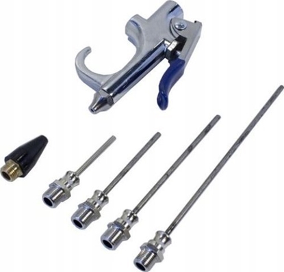 Attēls no Rockforce Pistolet pneumatyczny do przedmuchiwania + 4 dysze