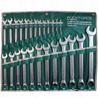 Picture of Zestaw kluczy pasko-oczkowych 25el. (6-25,27,28,30,32,36mm) na pótnie