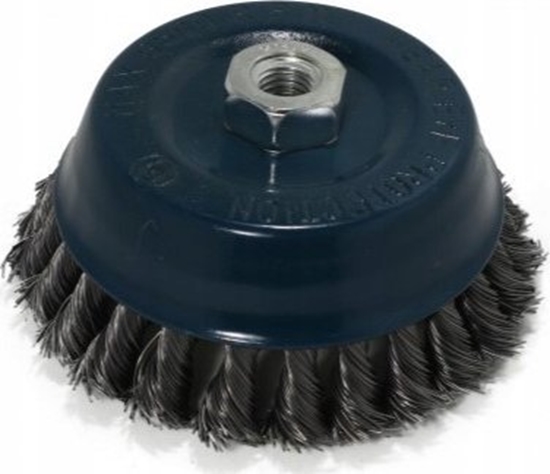Picture of Rockforce Szczotka doczoowa do szlifierek 100mm (drut splatany)