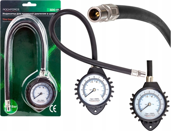Picture of Rockforce Wskanik cinienia w oponach (0-12 Bar)